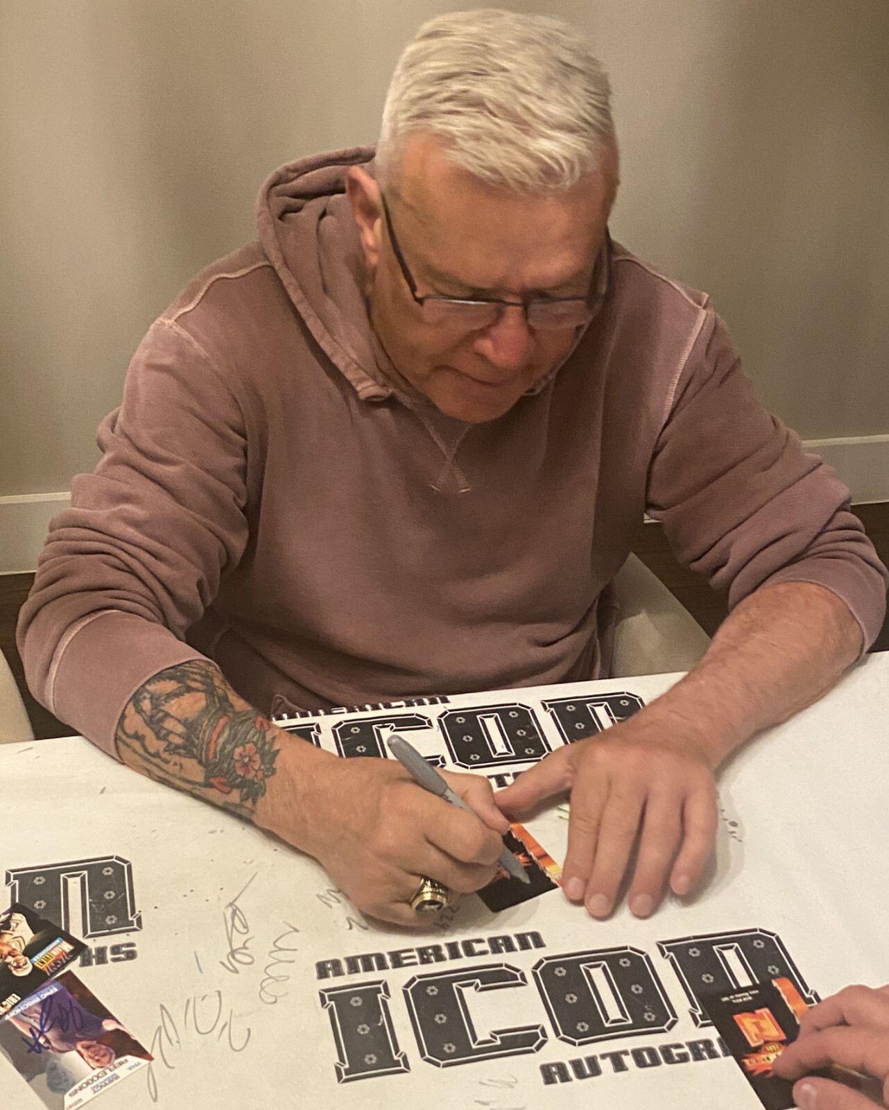 Eric Bischoff Signed 2000 Wizards of the Coast WCW Nitro Game TCG Header Card N1