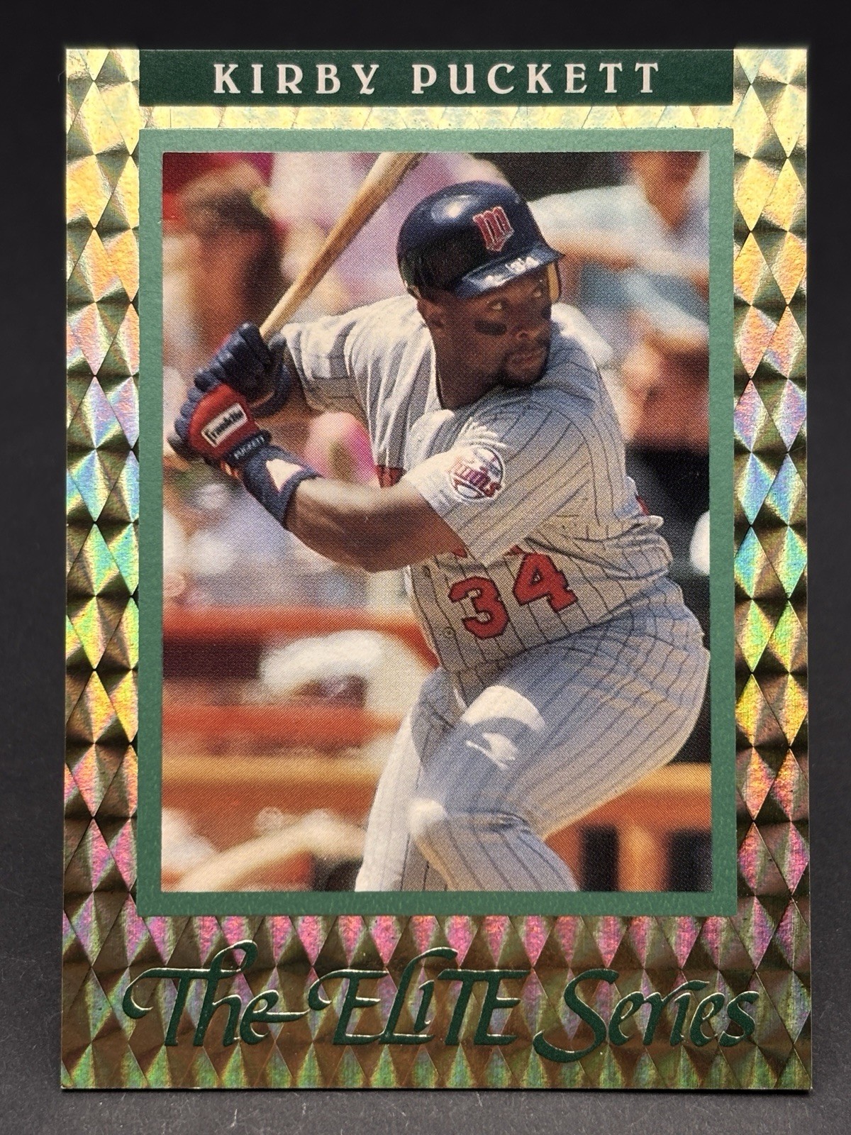 1992 Donruss The Elite Series Kirby Puckett Gold /10000 #17 Of 18 HOF Twins
