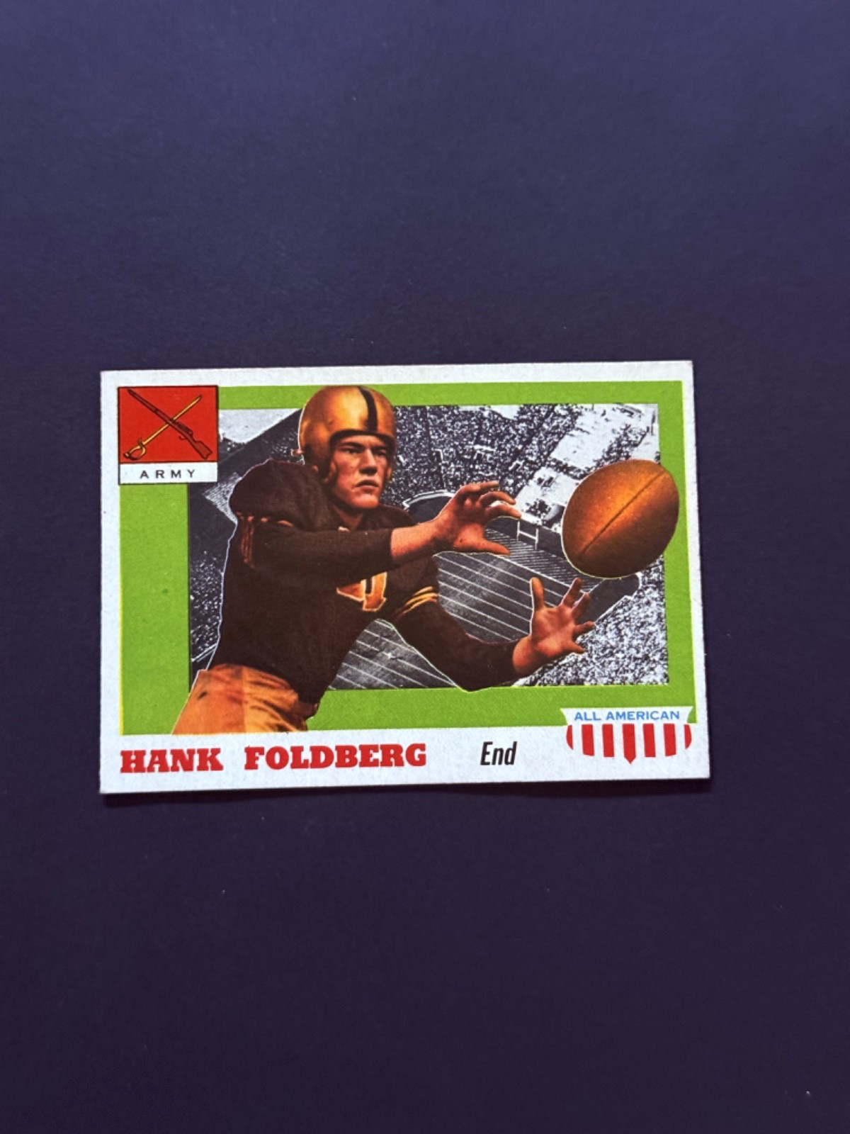 1955 Topps All-American Football #32 Hank Foldberg EXMT