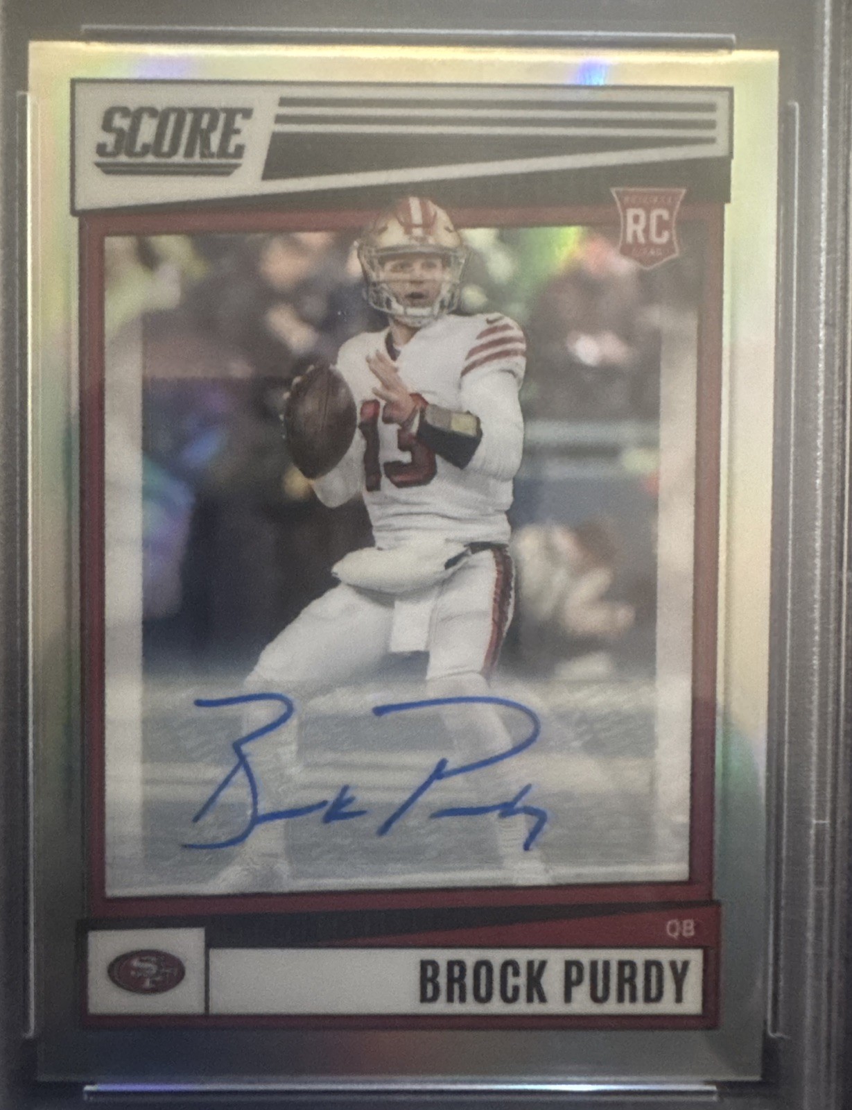 2022 Chronicles Score Premium Rookies SP-401 Brock Purdy (RC) Auto PSA 9 36/75🔥