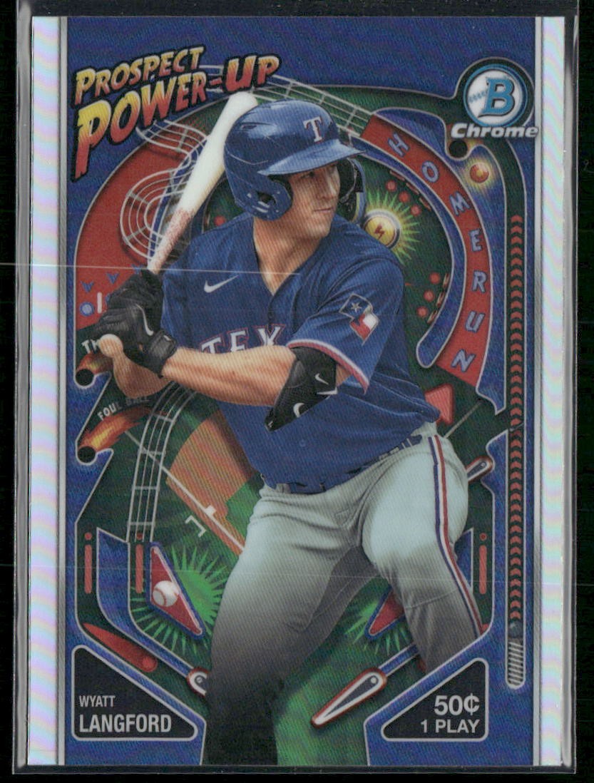 2024 Bowman #PP-3 Wyatt Langford Prospect Power-Up