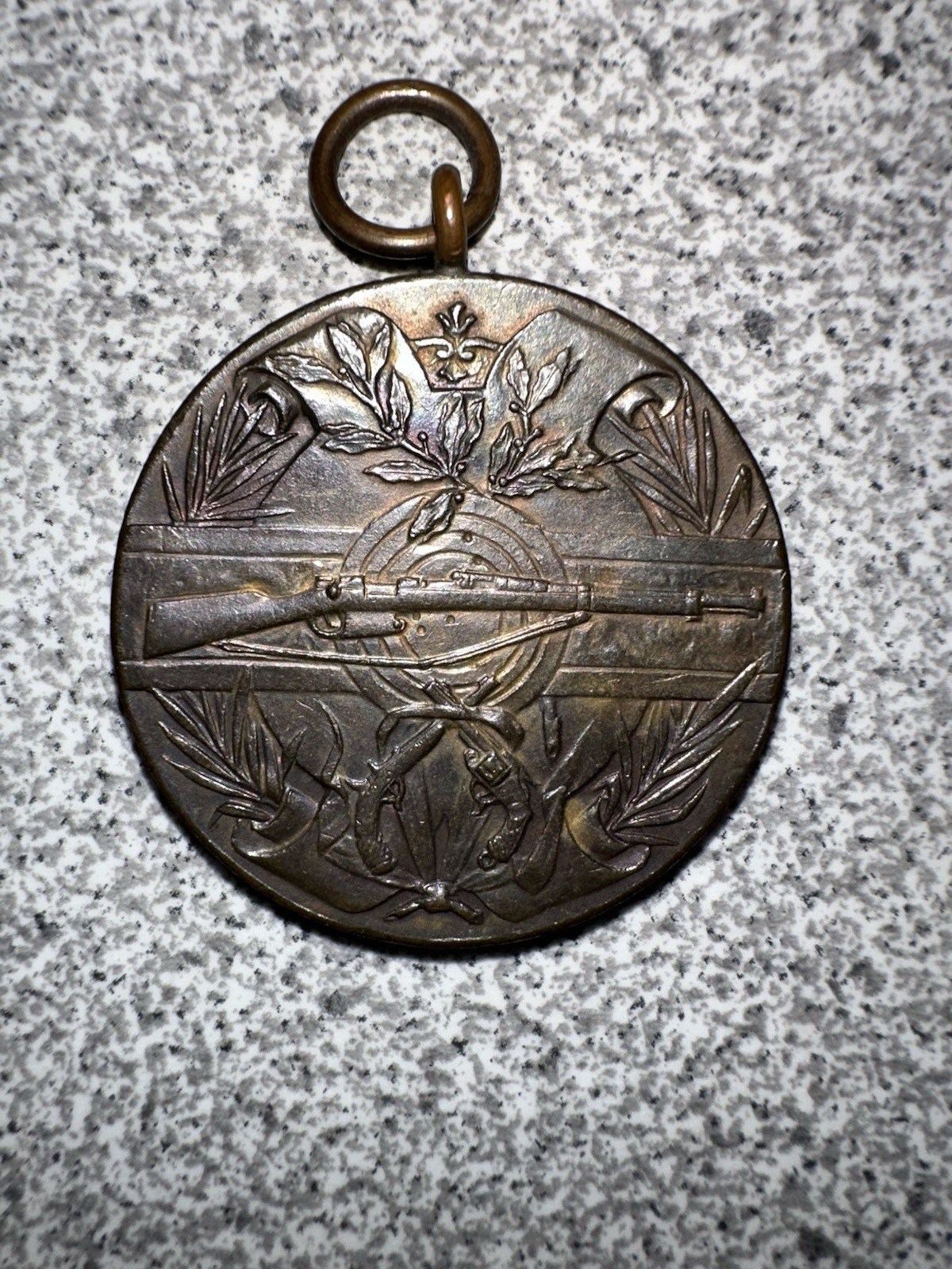 Antique Gimnasia Y Esgrima Football Medal Argentina Year Unknown Orzali y Cia