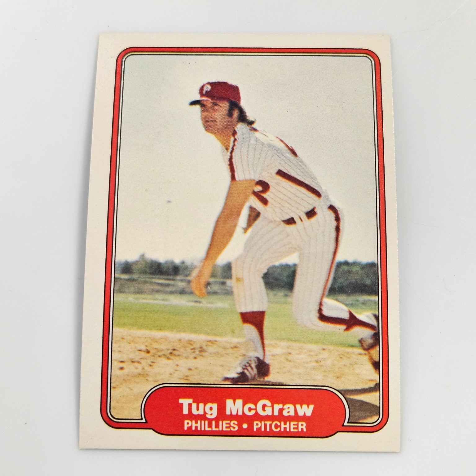 Tug McGraw Phillies 1982 Fleer #251