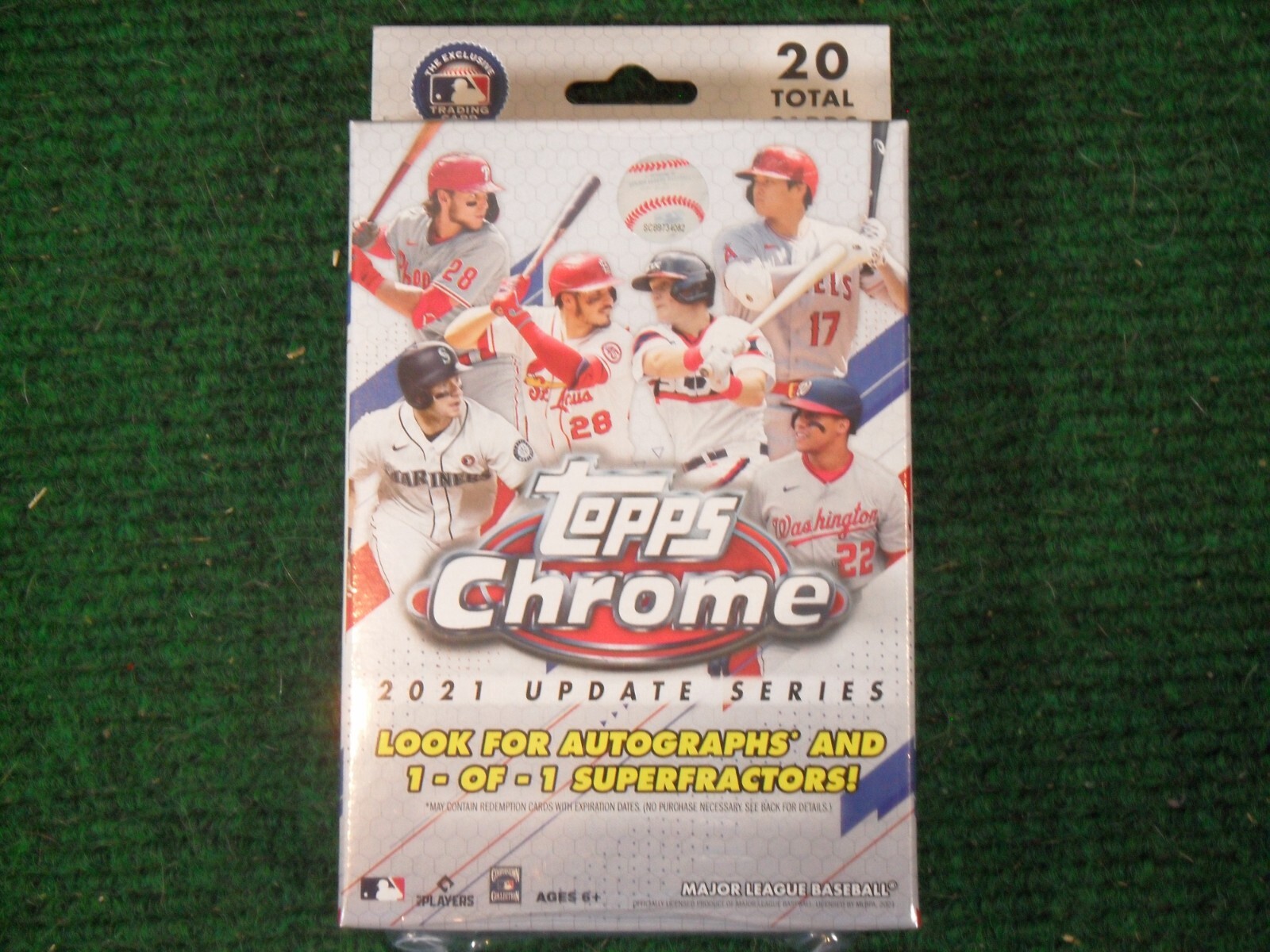 2021 Topps Chrome Update Series TCU MLB Baseball Hanger Box Sealed