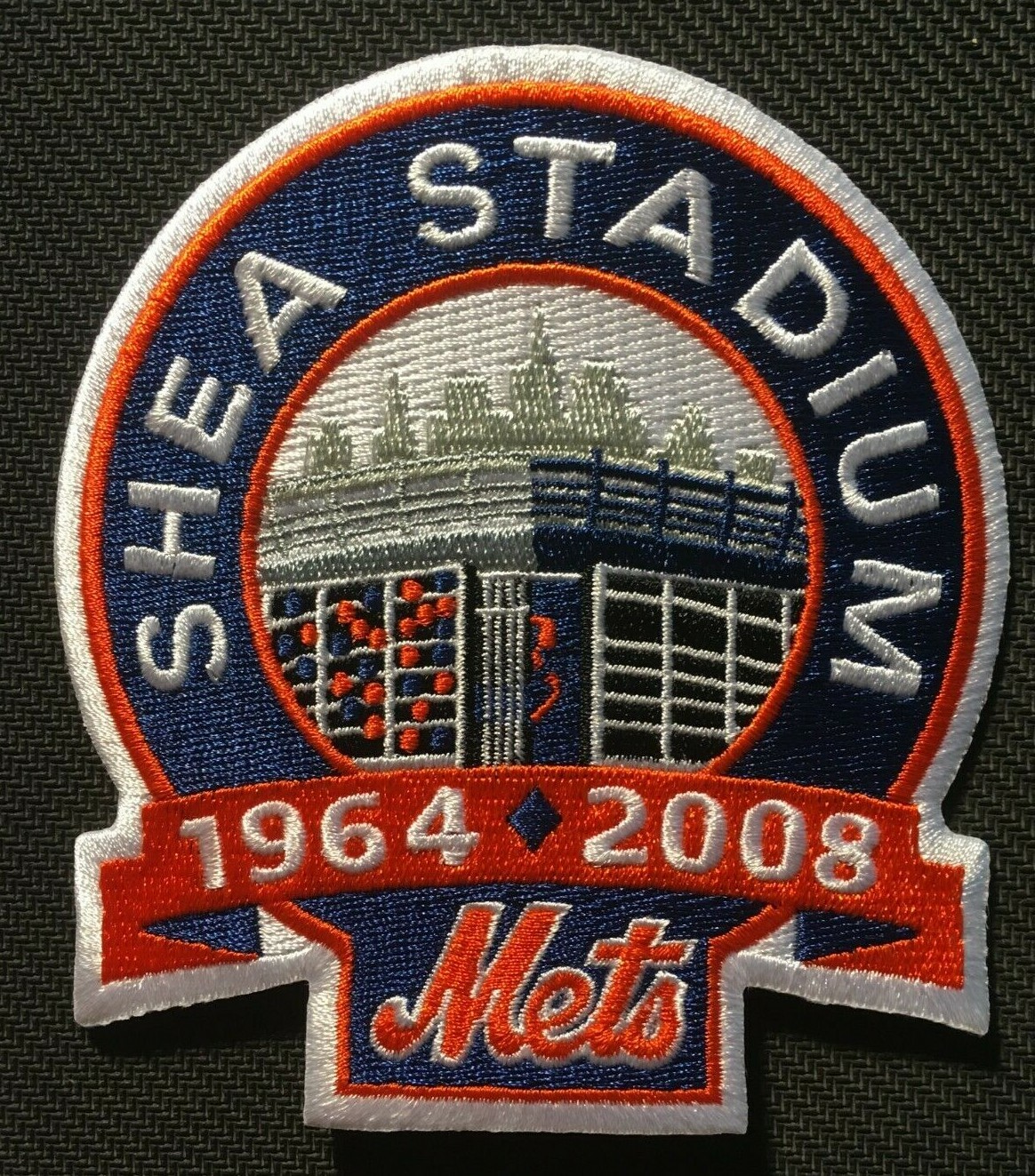 Mets patch NY New York Mets Shea Stadium mets jersey patch 4 1/4″ iron or sew on