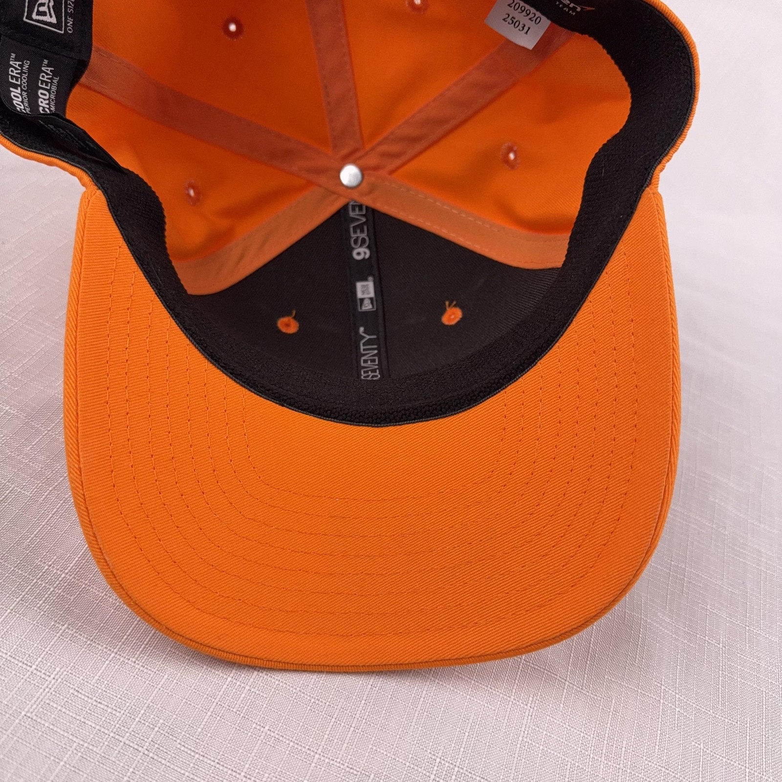 McLaren F1 Team Hat Snapback Mens One Size Orange Formula 1 Racing New Era