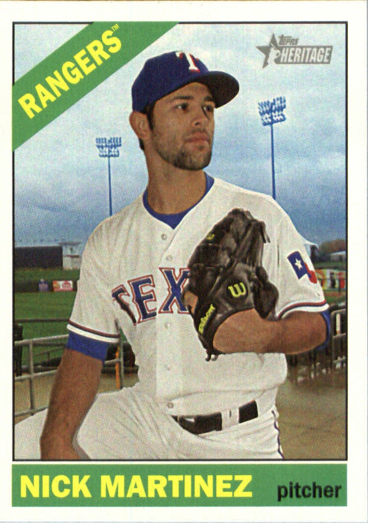 2015 Topps Heritage #658 Nick Martinez – BB