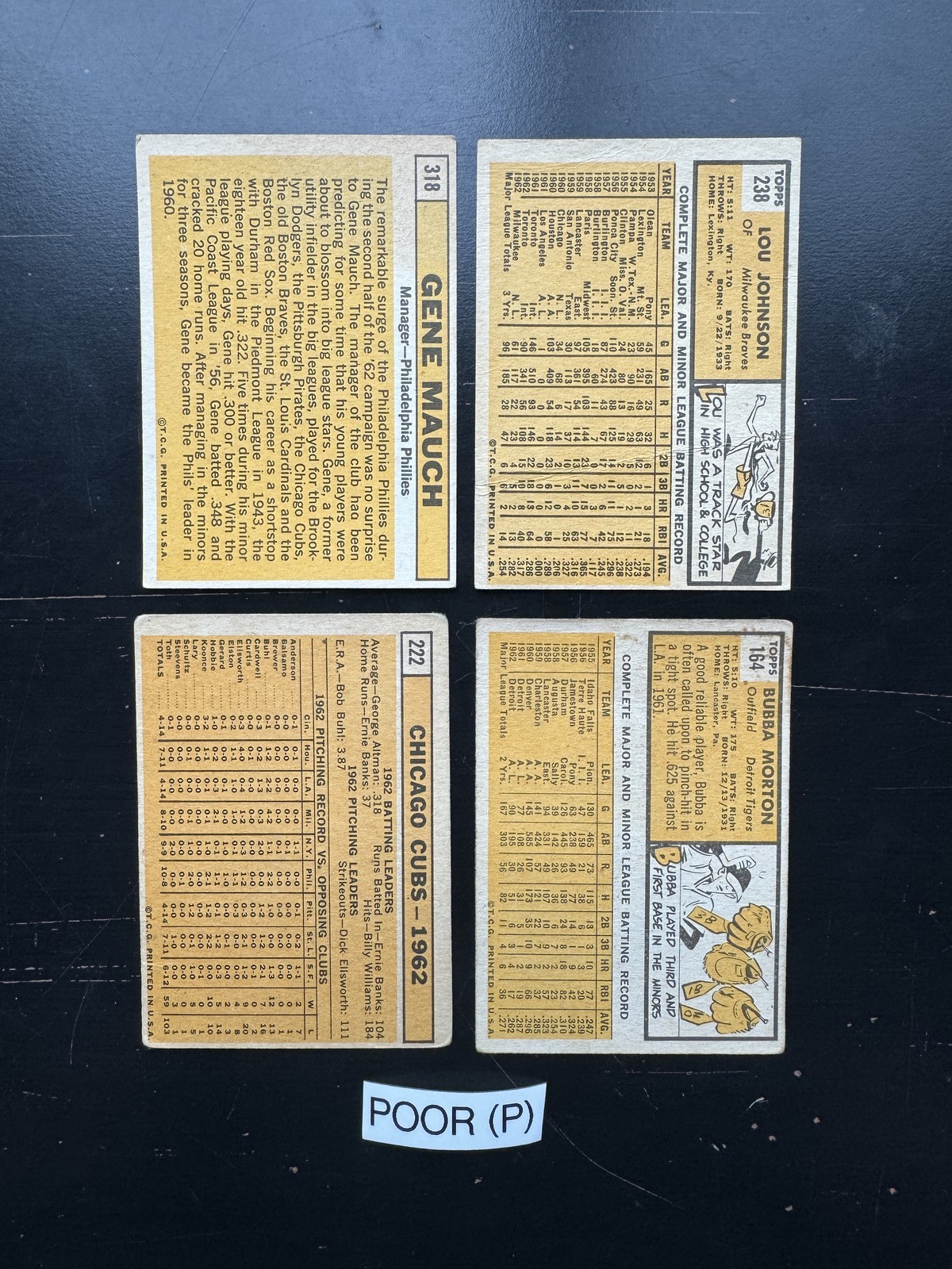 1963 Topps Baseball Cards 401-576 (P-NM) – You Pick – Complete Your Set