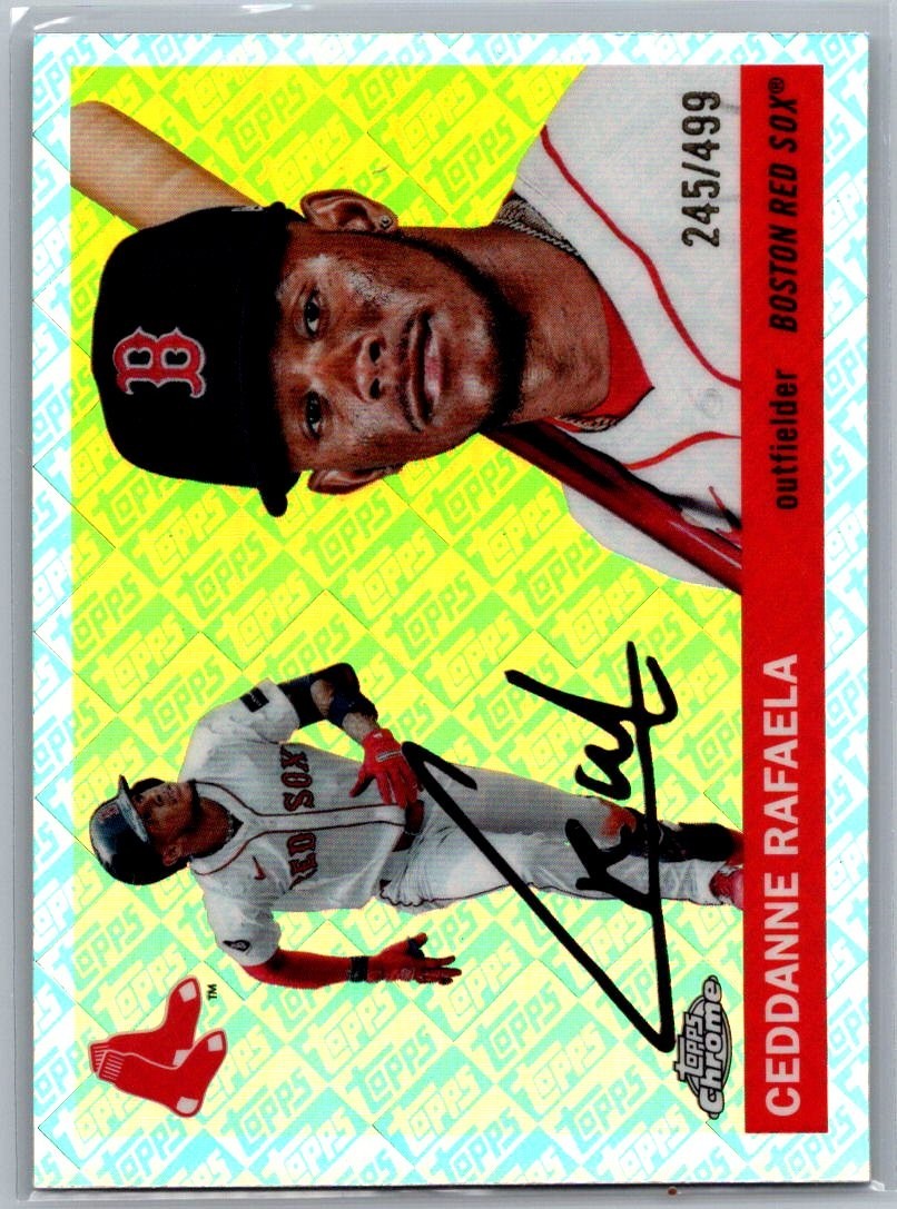 2025 Topps Chrome Platinum Topps Logo Refractor #48 Ceddanne Rafaela #245/499