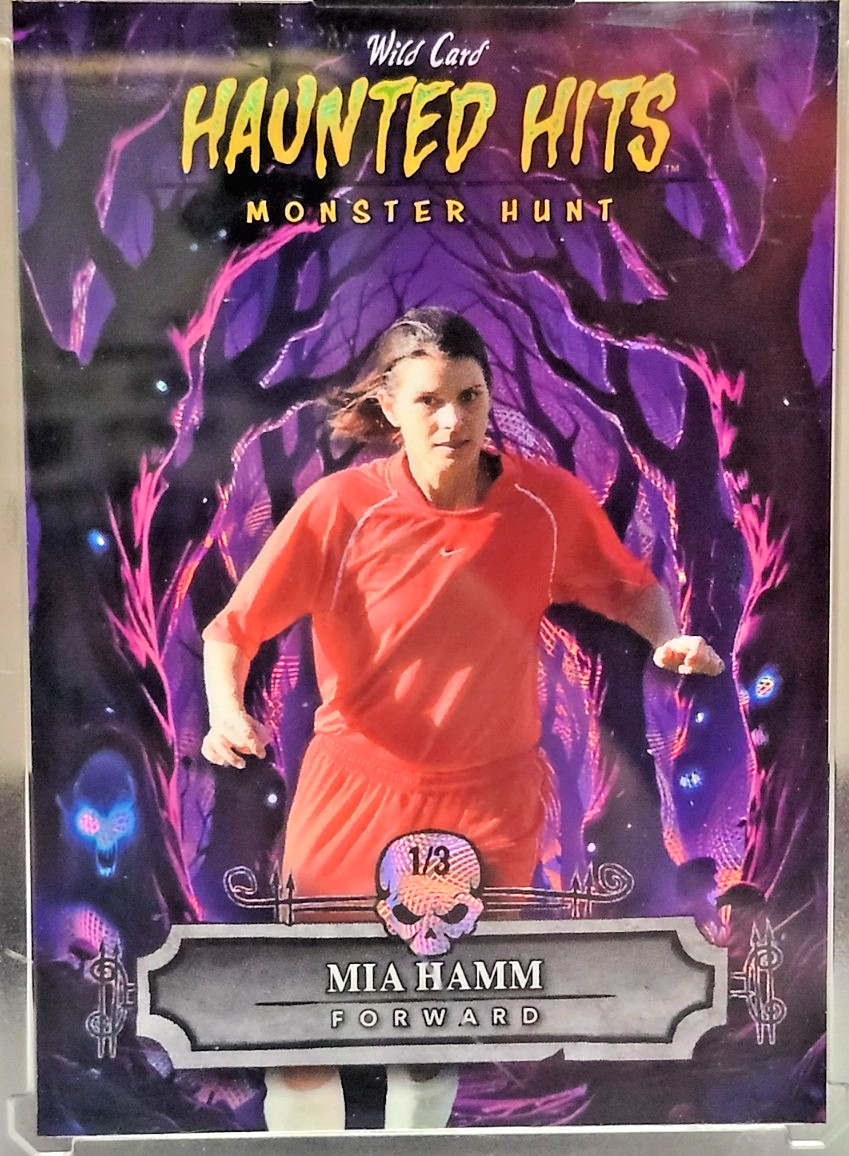 Mia Hamm TEAM USA Women’s Soccer Legend Monster Hunt Haunted Hits Wild Card 2025