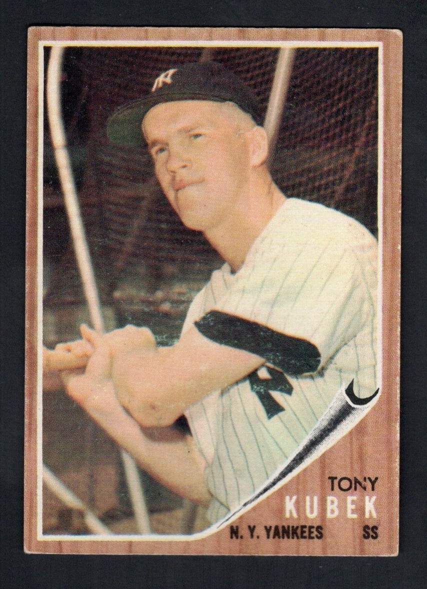 1962 Topps Baseball Card #430 Tony Kubek New York Yankees VG-EX+