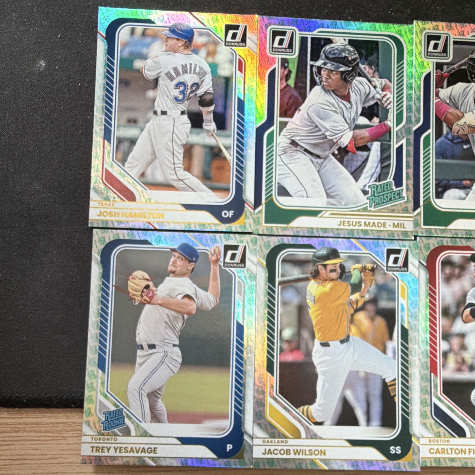 2026 Donruss MLB Liberty (12) Rocket (1) Refractor Lot Rated Prospects