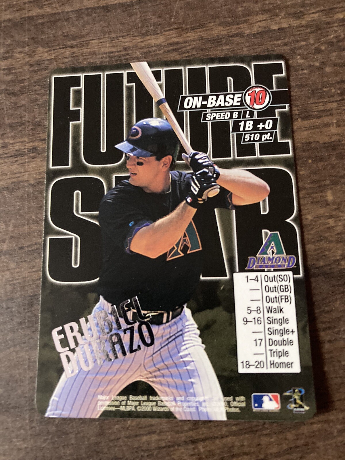 MLB Showdown 2000 Erubiel Durazo Future Star Promo