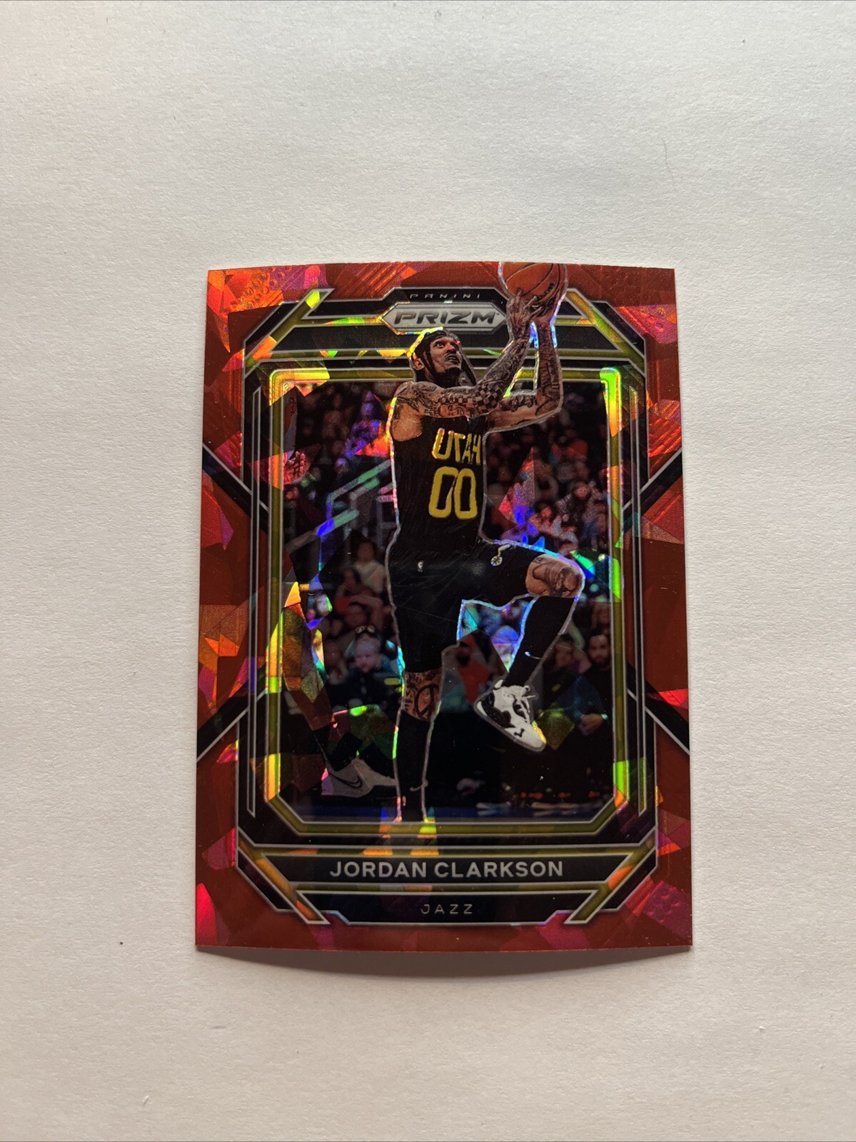 2022-23 Panini Prizm – Red Ice Prizm #54 Jordan Clarkson