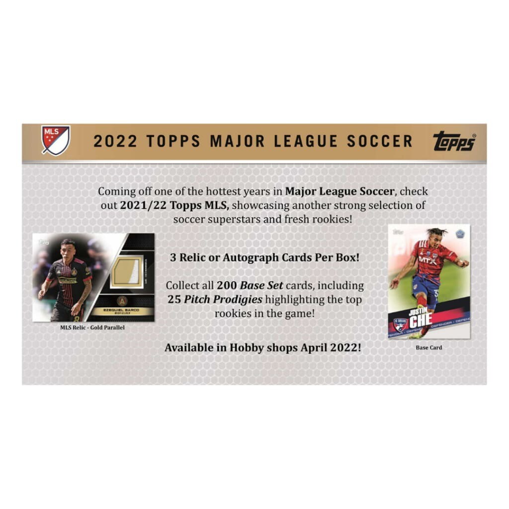2022 Topps MLS Soccer Hobby Box