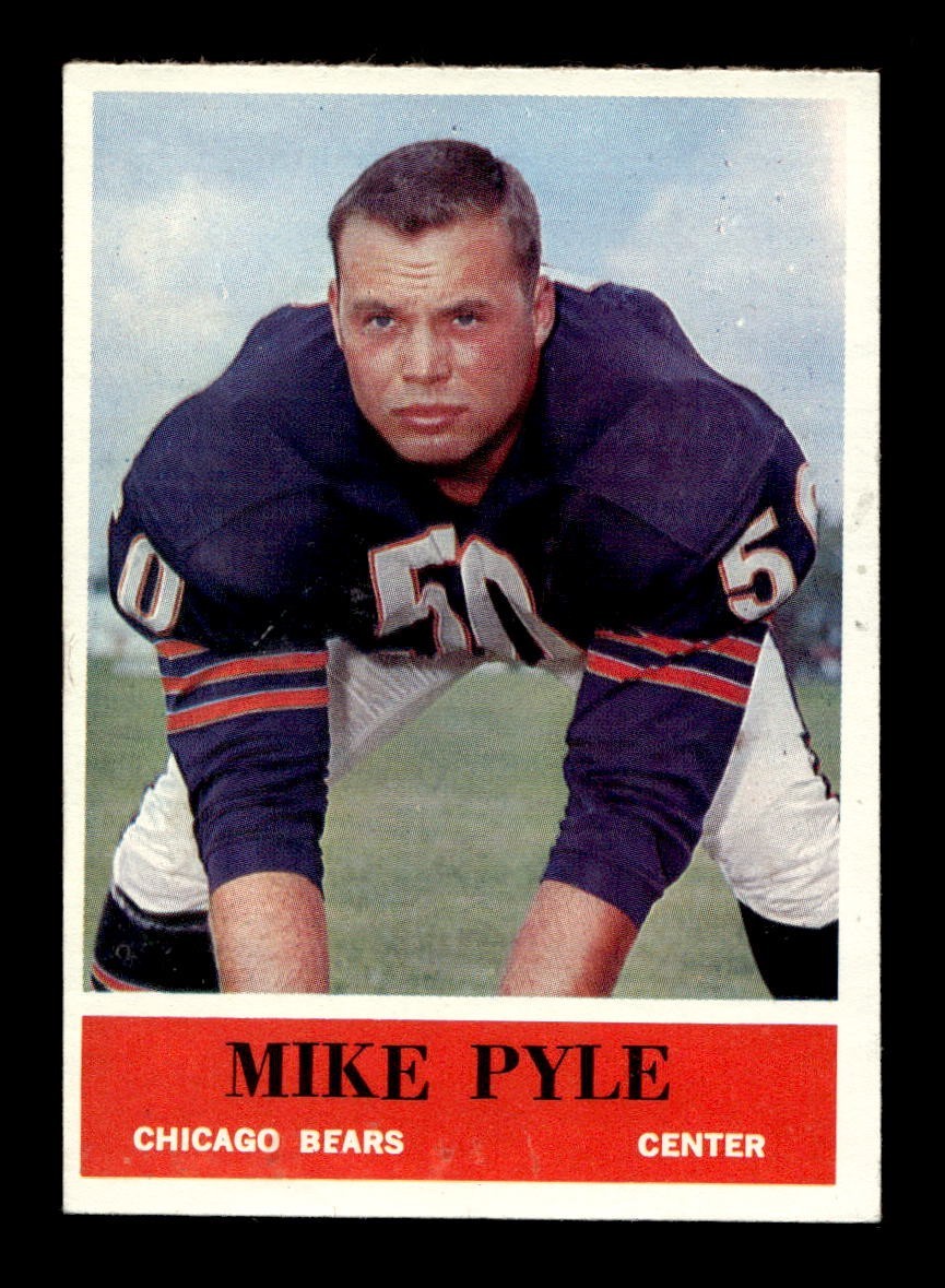 1964 Philadelphia #24 Mike Pyle Bears EX-MT *5u