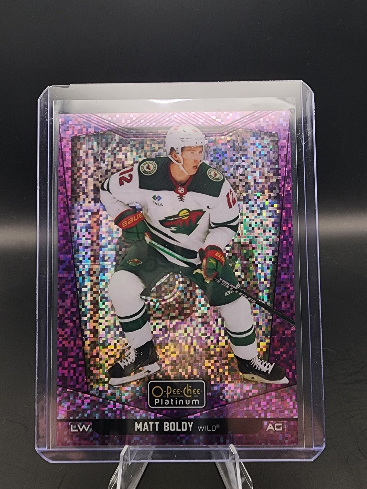 2024-25 O-Pee-Chee Platinum – Matt Boldy #119 Violet Pixels /299