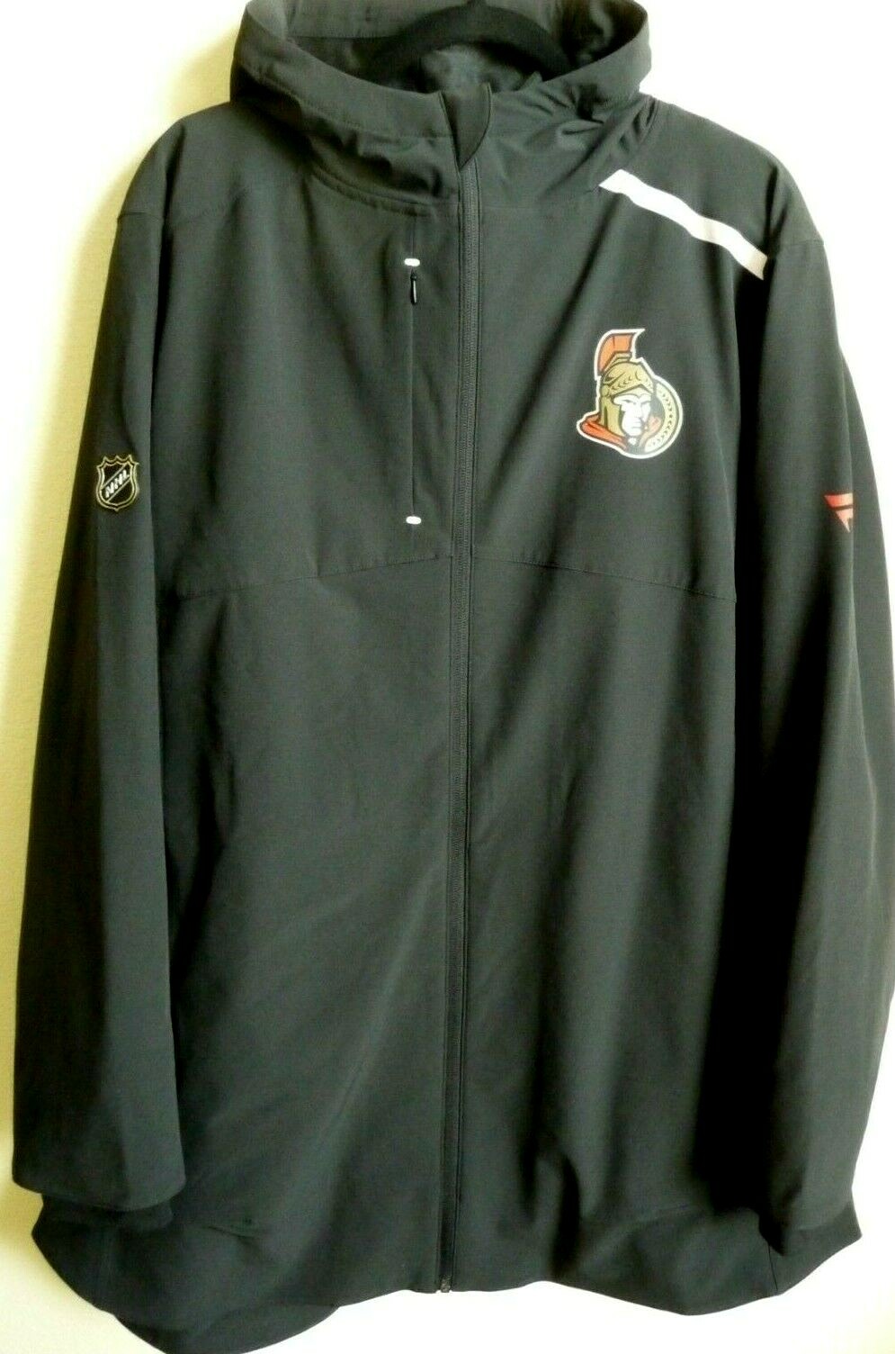 Men’s Fanatics Authentic Pro Ottawa Senators Hockey Full-Zip Hooded Jacket XL