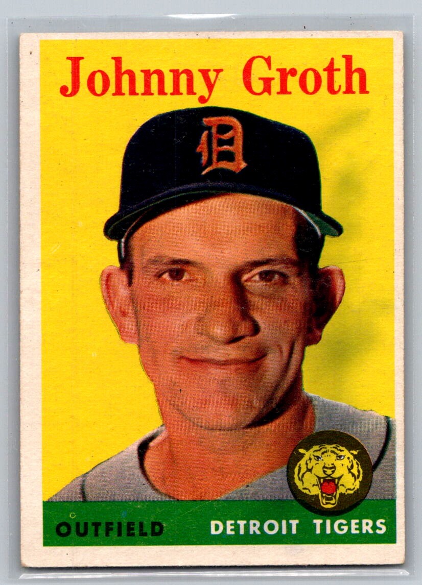 1958 Topps Johnny Groth #262 – Detroit Tigers