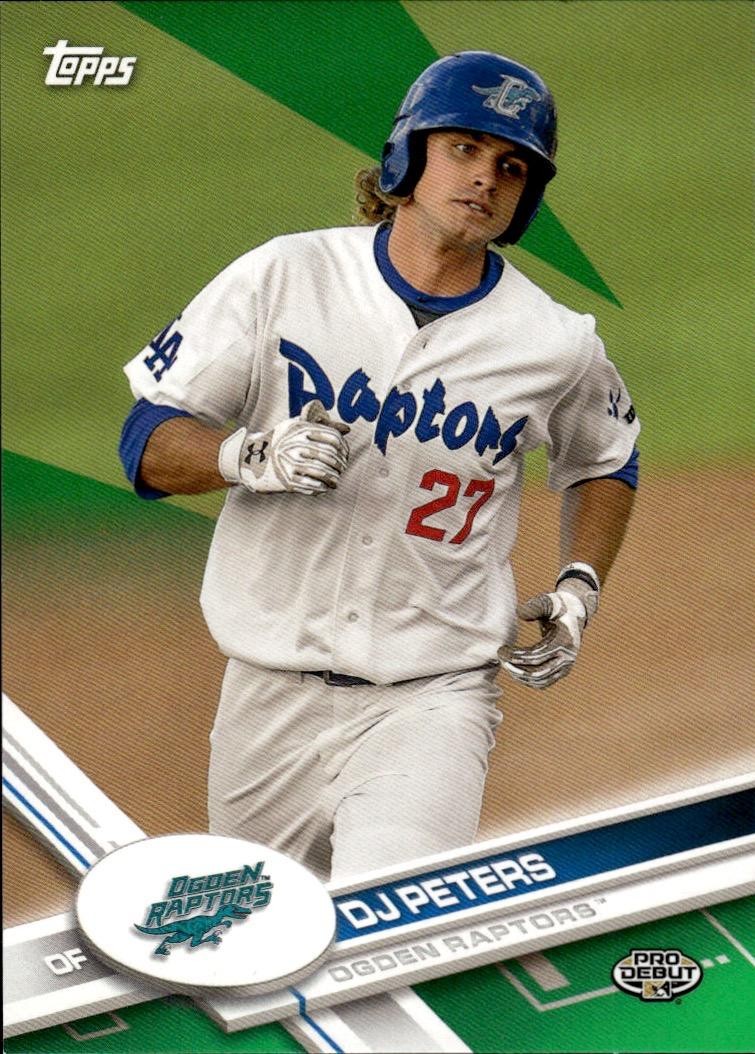 2017 Topps Pro Debut #45 DJ Peters Green #/99