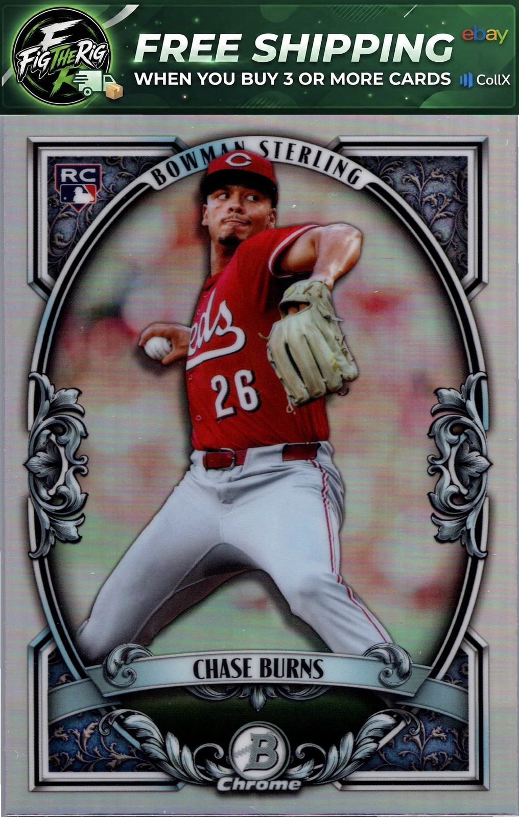 2026 Bowman #BST-10 Chase Burns Bowman Sterling