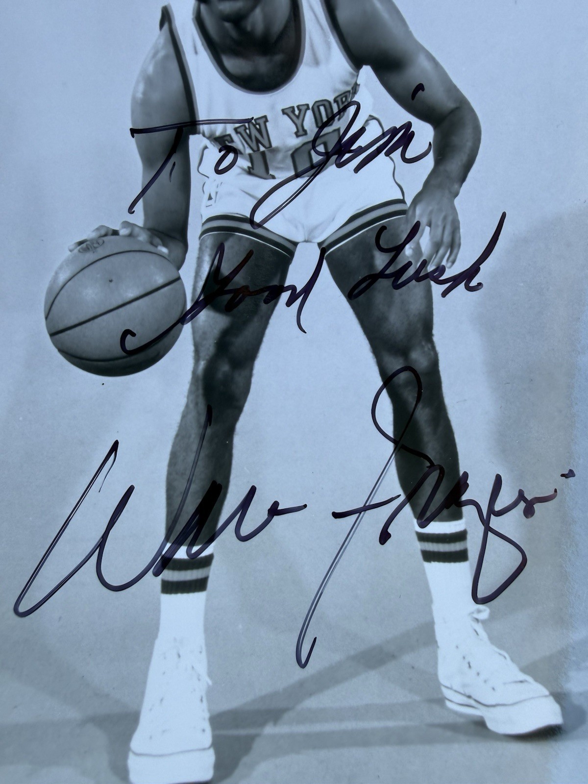 Walt Frazier Signed Photo