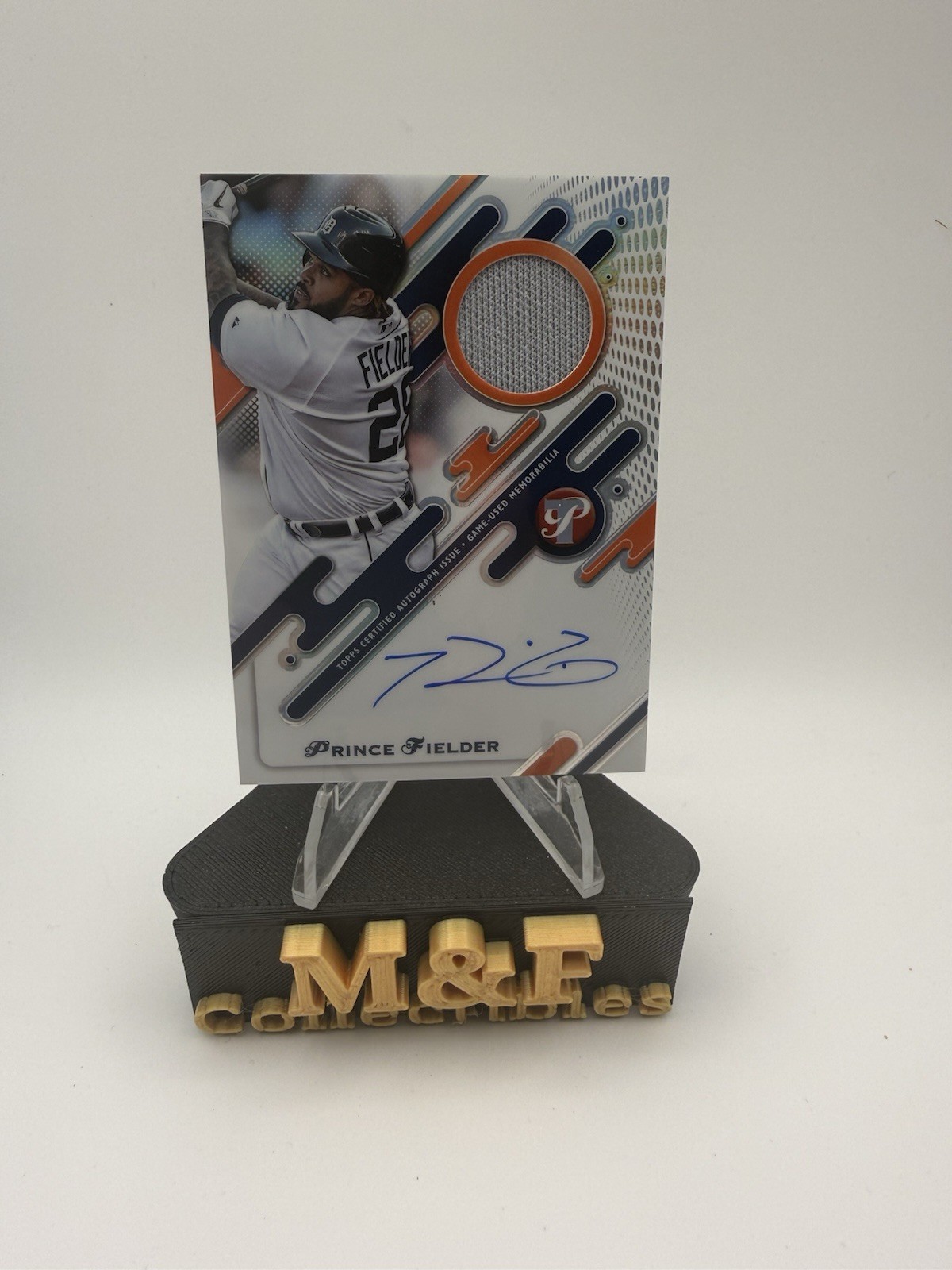 2025 Topps Pristine Prince Fielder Pieces Jersey Auto Refractor #PPAR-PF Tigers