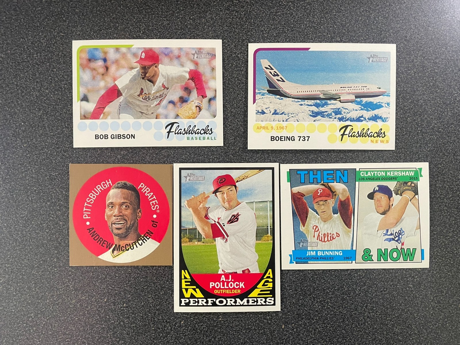 2016 Topps Heritage Inserts Disc NAP Then & Now Flashback – You Pick