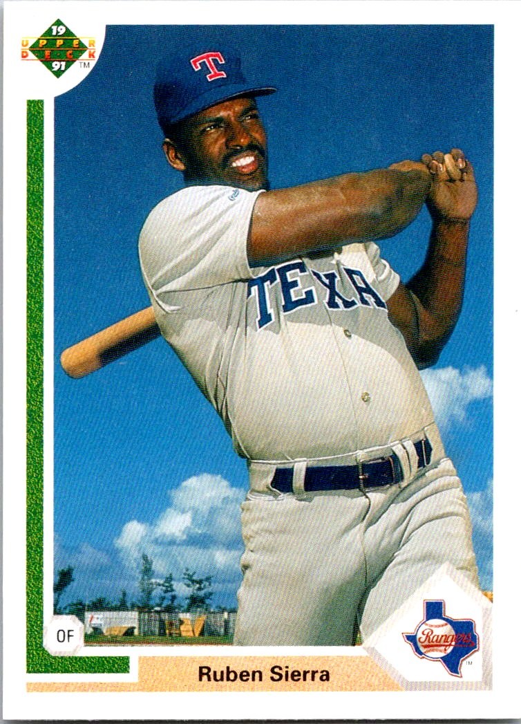 1991 Ruben Sierra 1990-91 Upper Deck 455 NM