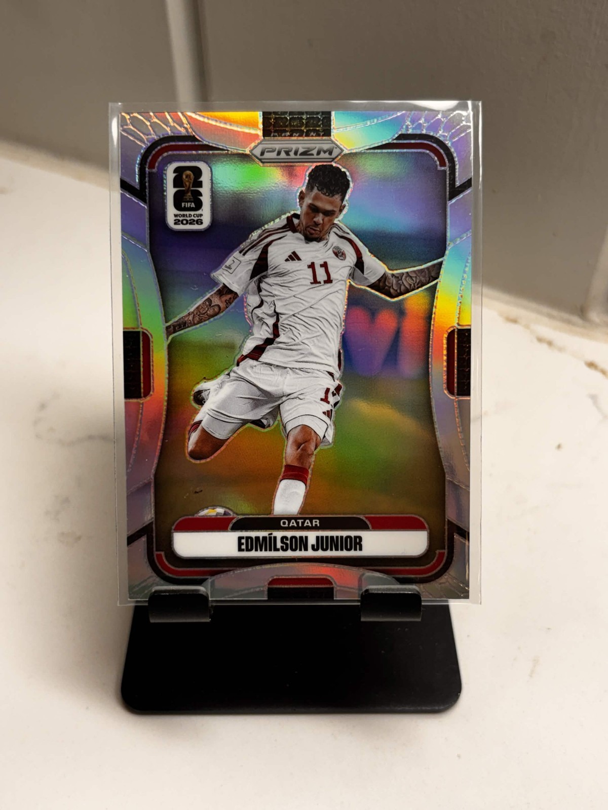 2026 Panini World Cup Prizm Edmilson Junior Silver Qatar