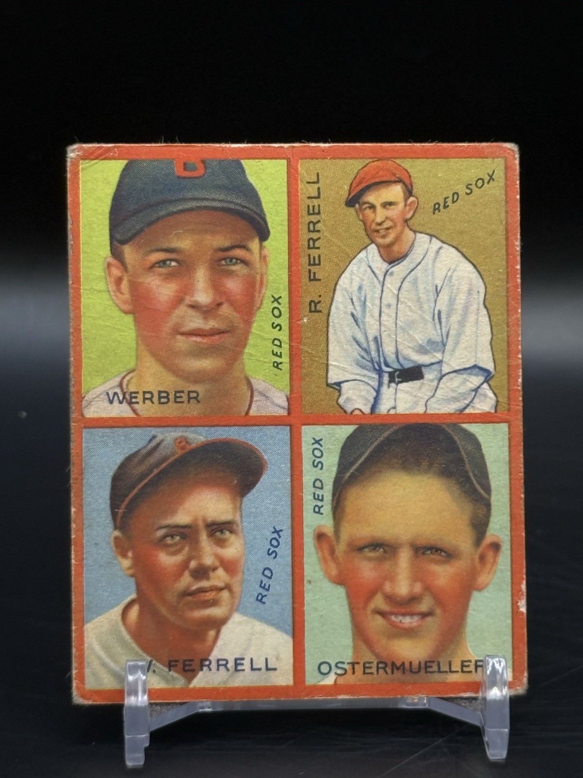 1935 Goudey 4-In-1 R. Ferrell Werber #9G W. Ferrell Ostermueller