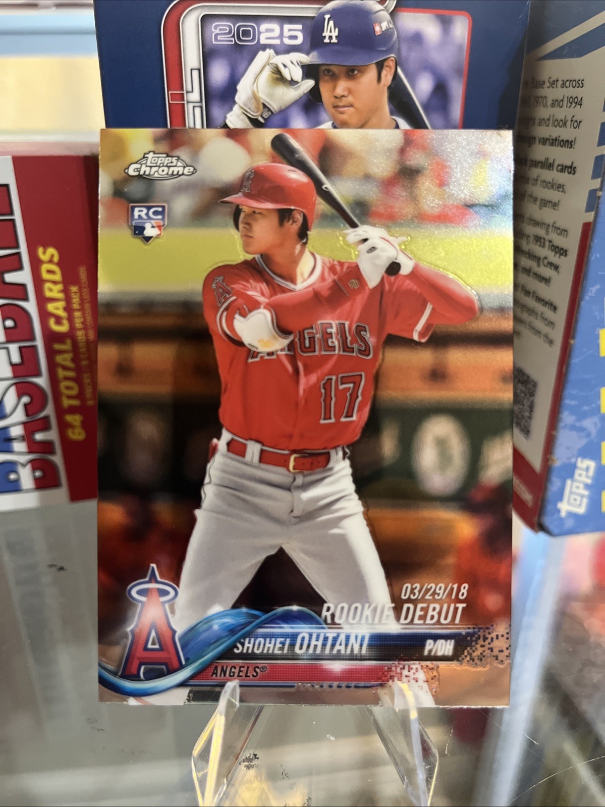 2018 Topps Chrome Update – Rookie Debut Shohei Ohtani #HMT32 (RC)
