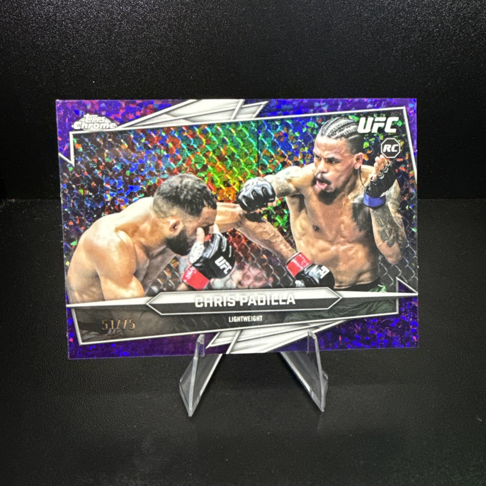 Topps 2026 Topps Chrome UFC Chris Padilla RC Serial #051/75 Card #111