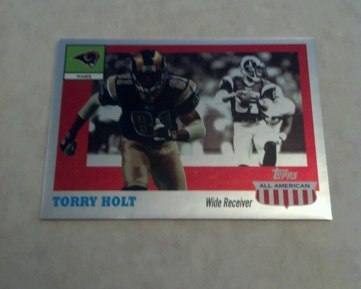 TORRY HOLT 2003 TOPPS ALL AMERICAN FOIL PARALLEL CARD # 32 B0977