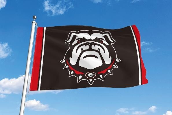 GEORGIA BULLDOGS 3’X5′ FLAG BANNER ***100% FULL COLOR ON BOTH SIDES OF FLAG***