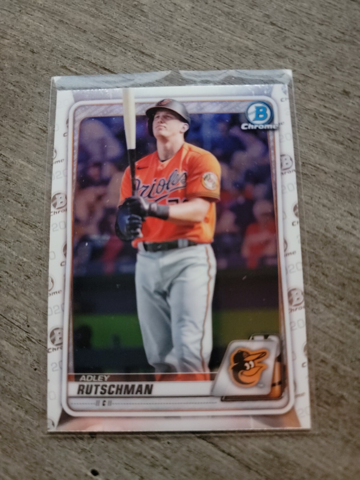 2020 BOWMAN CHROME DRAFT IMAGE VARIATION PROSPECT ADLEY RUTSCHMAN (#BD-154) RARE