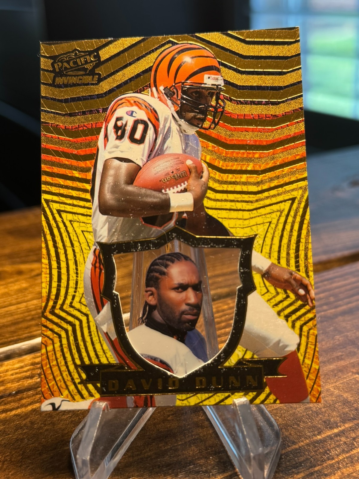 1997 PACIFIC INVINCIBLE DAVID DUNN CARD #33 CINCINNATI BENGALS