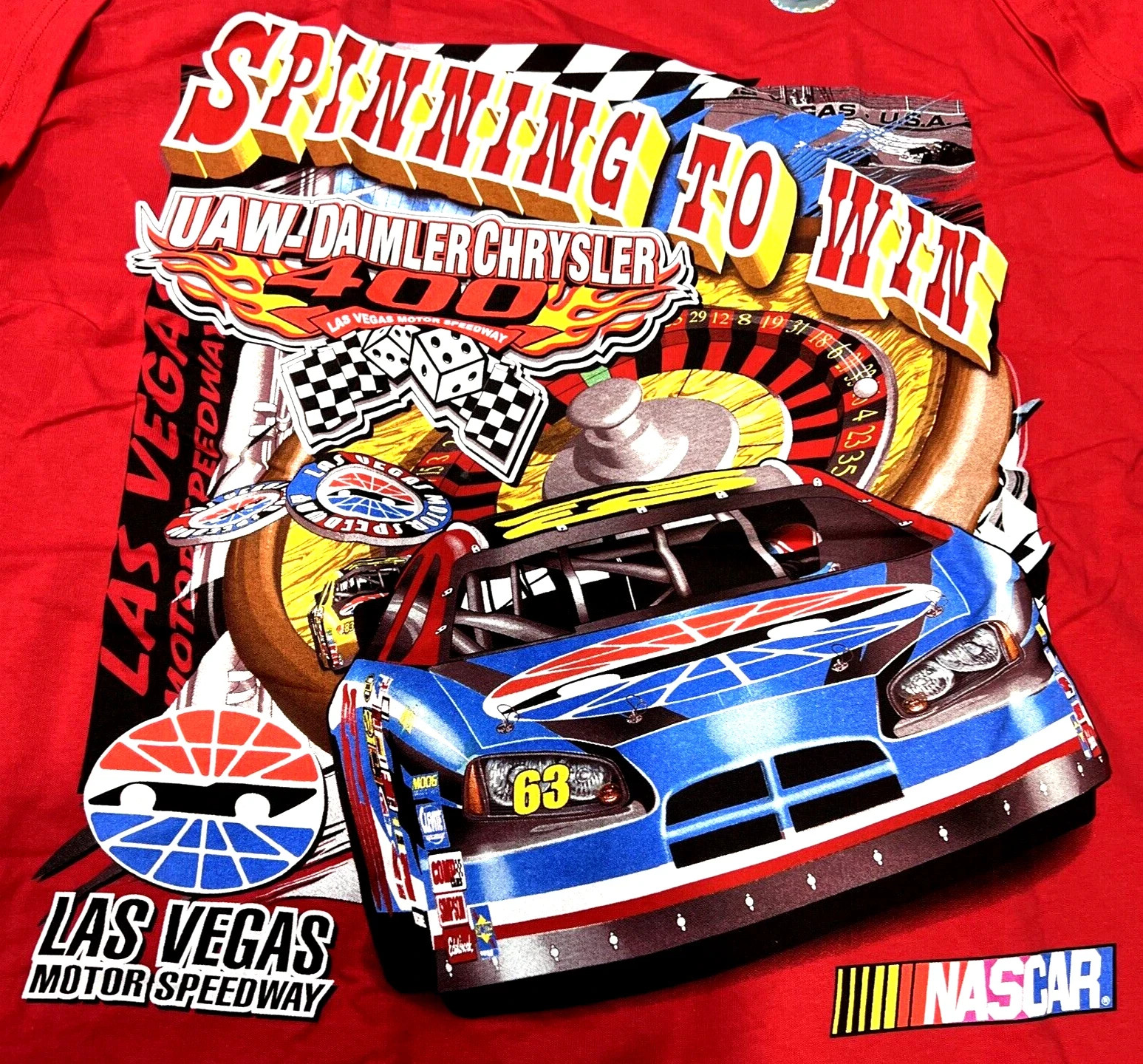 (5-Pack) Vintage NASCAR Shirts Various Styles Size Large (Random Pulls)
