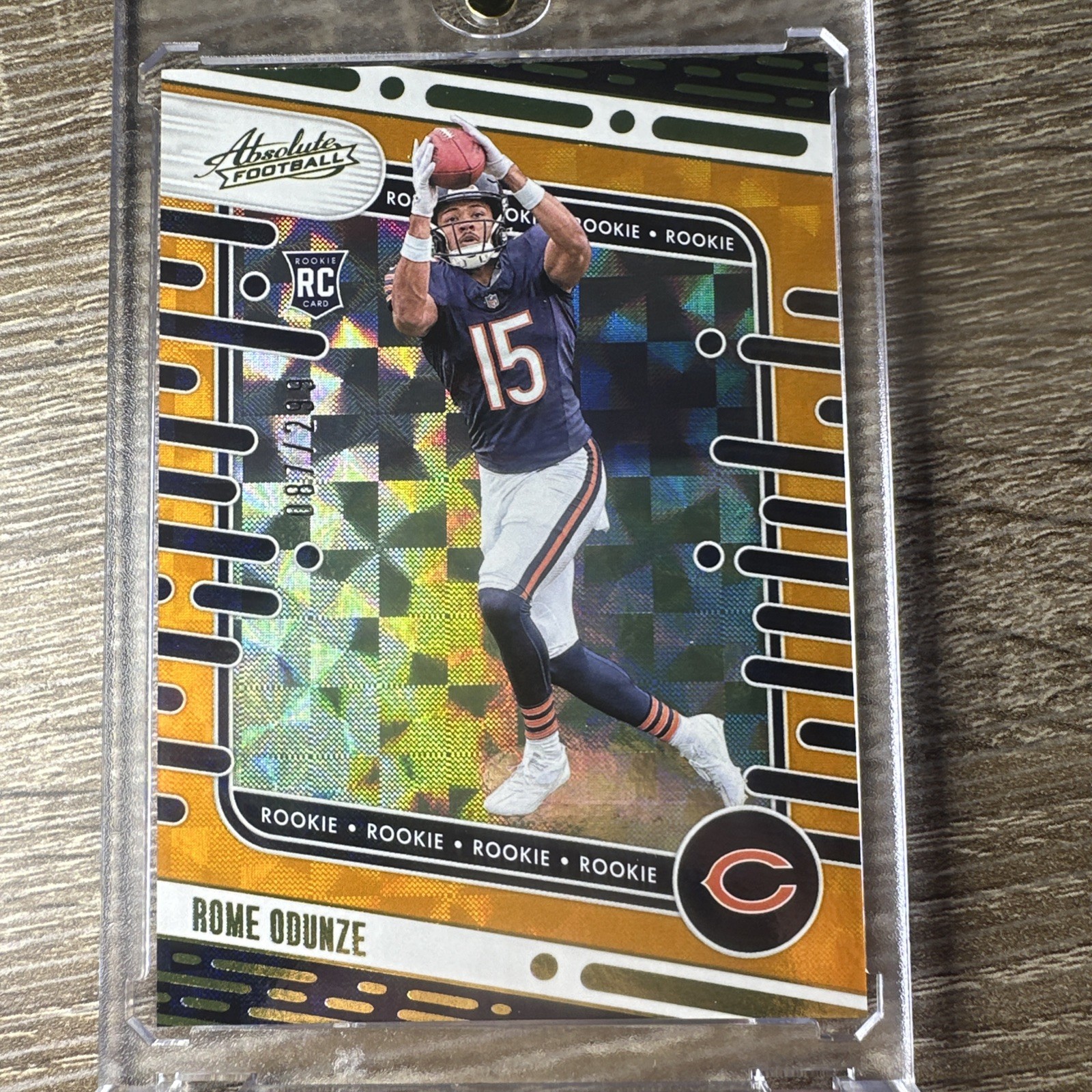 2024 Panini Absolute – Rookies Rome Odunze #109 Orange /299 (RC) SP