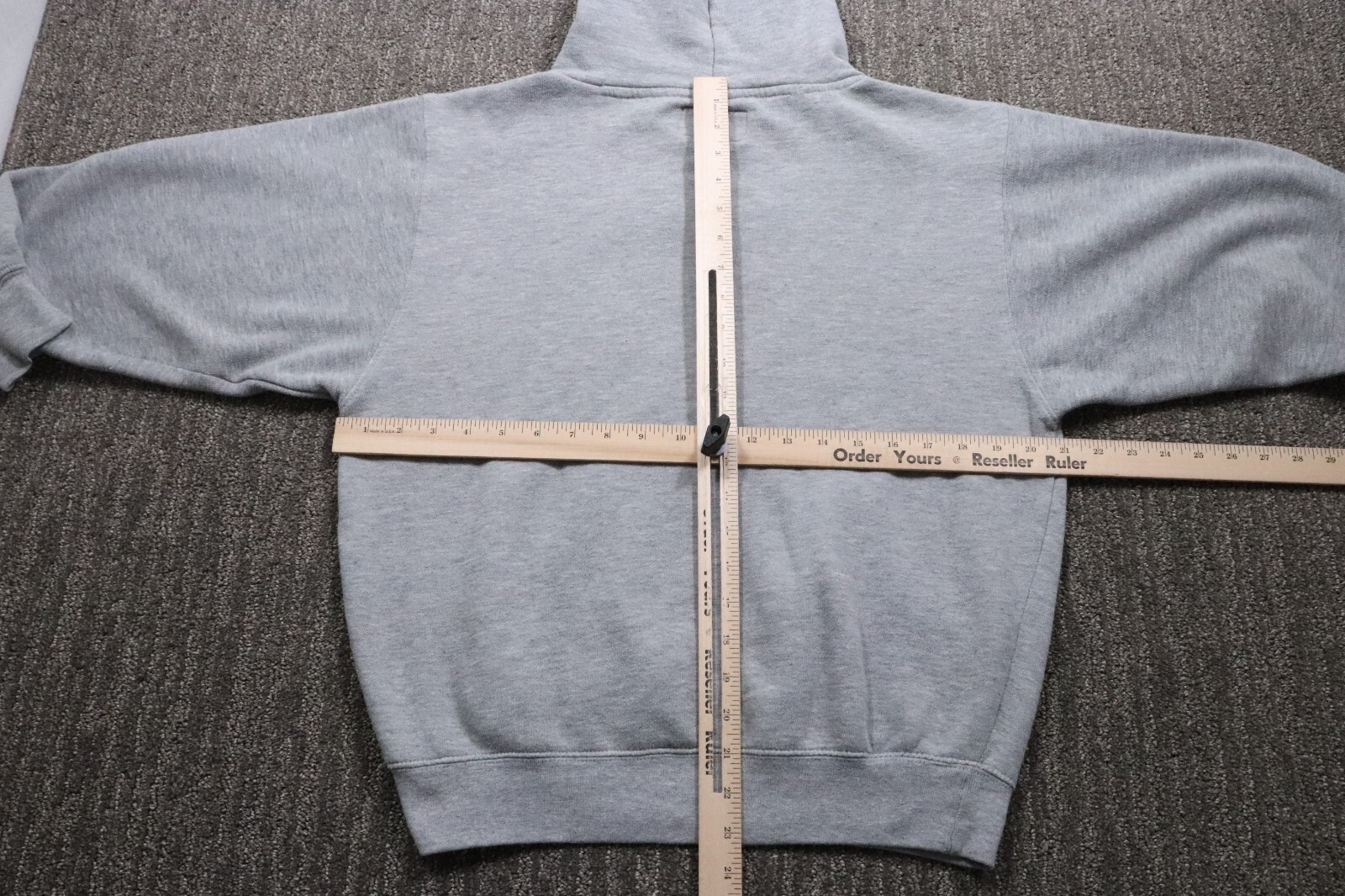 JanSport Virginia Tech Hoodie Adult Small Vintage 90s Gray Grunge Collage Skater