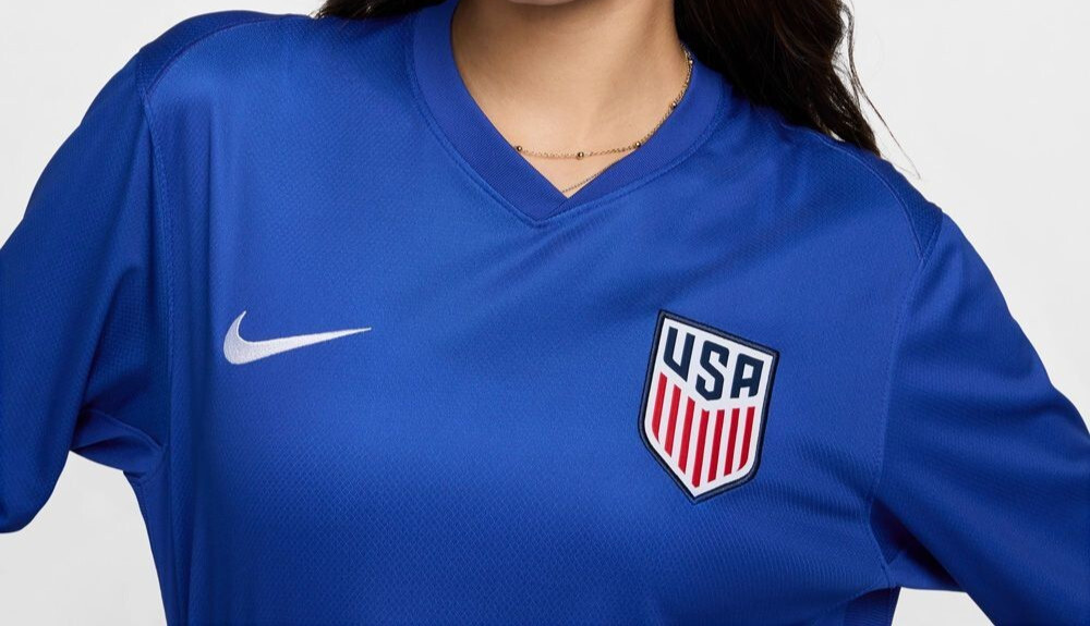 Nike USMNT 2024 Men’s Soccer LS Stadium Away Jersey Model FJ1263-417 MSRP $110