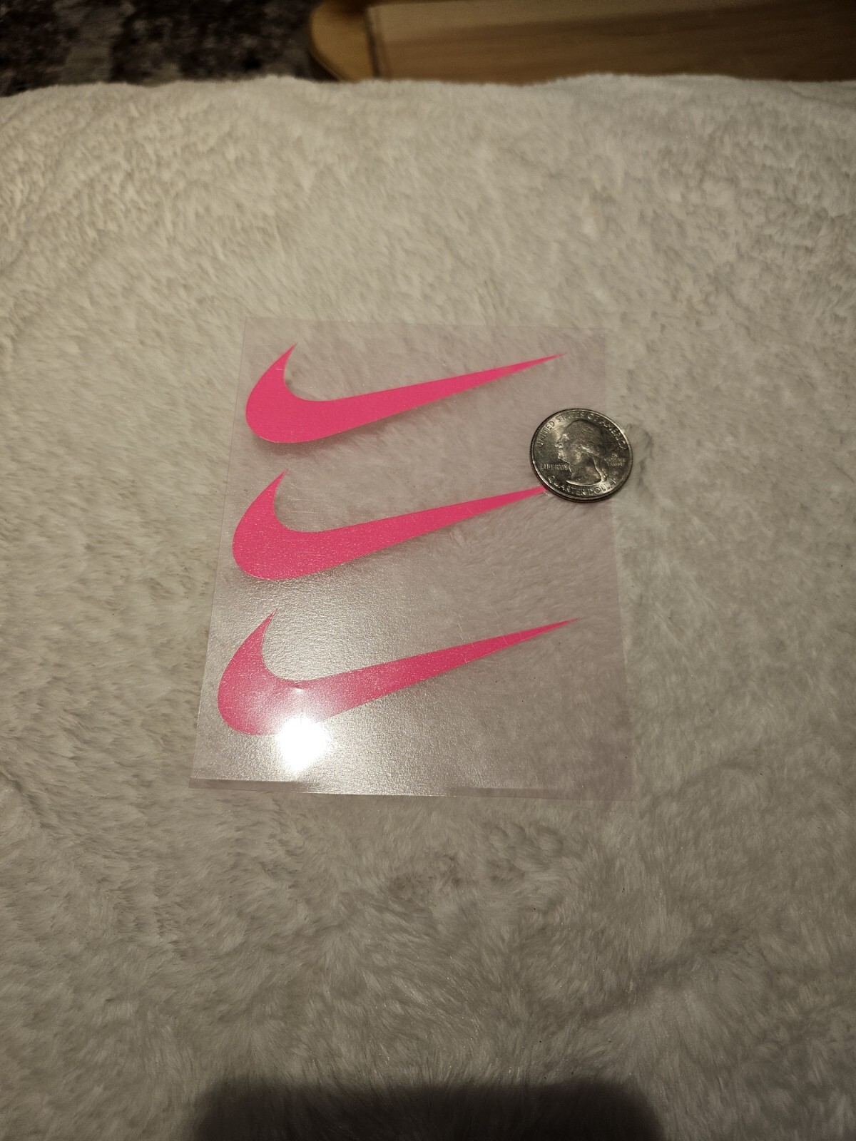 Three 3″ Nike Swoosh Logo Iron On Decal / FREE SHIPPING in the US DIY