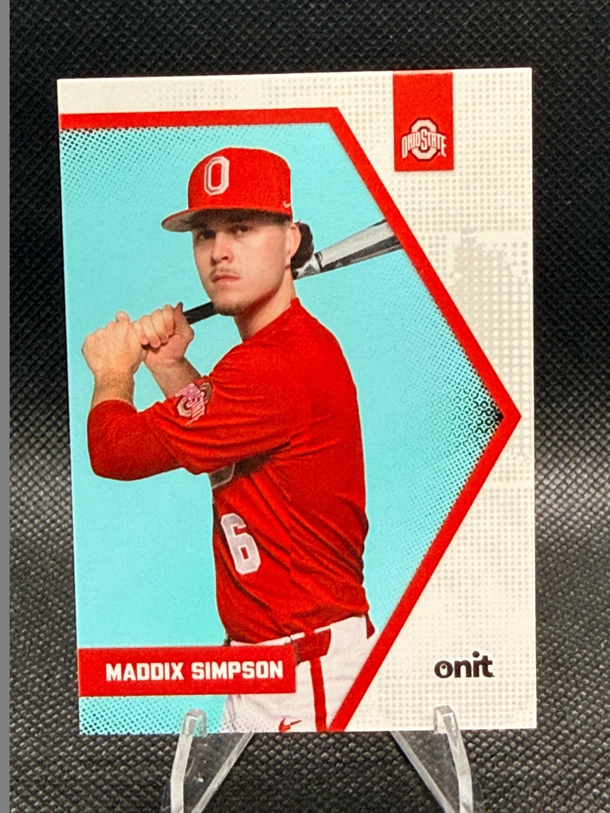 2026 ONIT Ohio State Baseball “Complete Your Set” -Orange & Teal Parallel