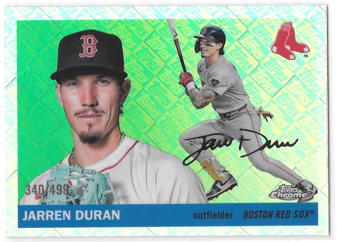 2025 Topps Chrome Jarren Duran Topps Refractor /499 #2 Red Sox