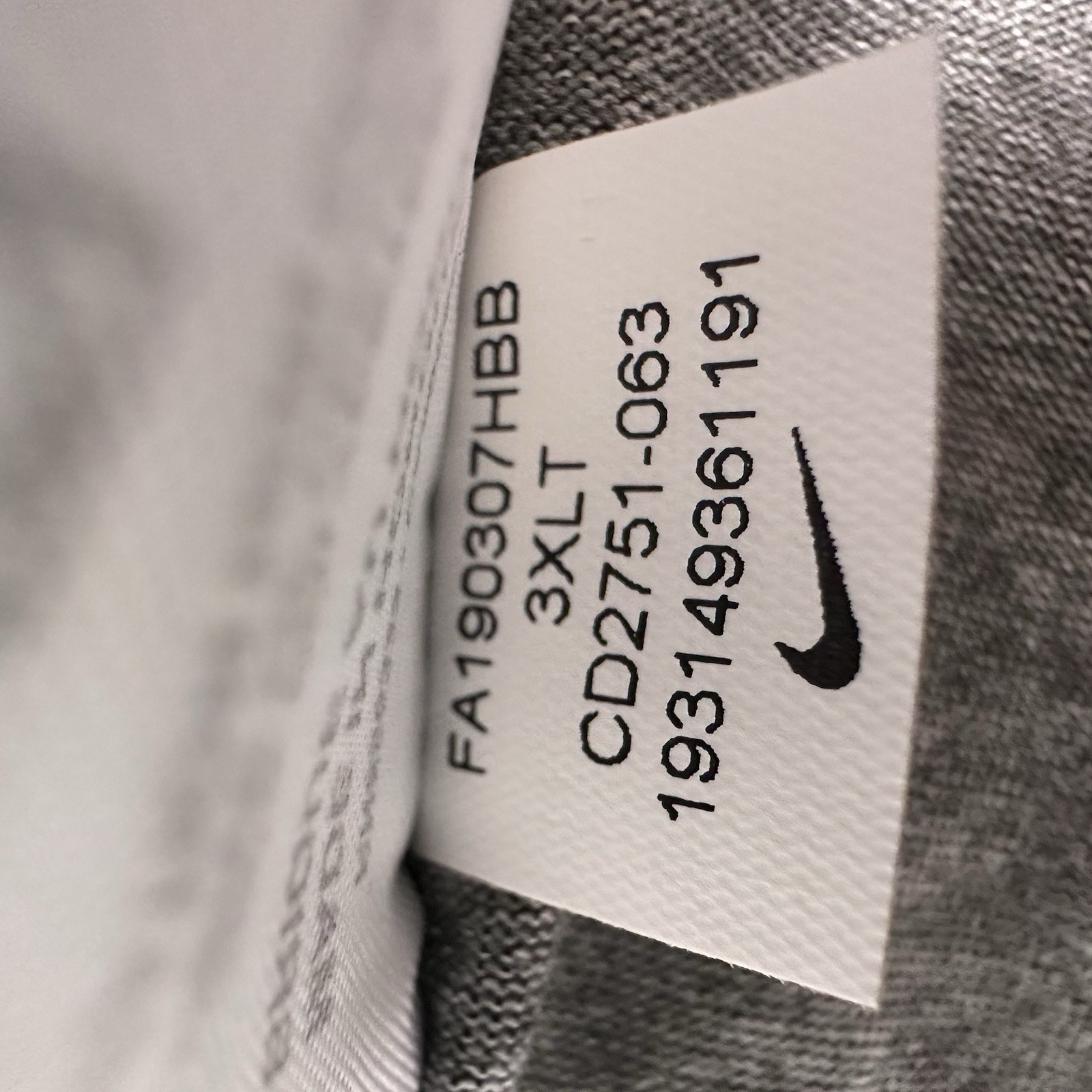 Nike Sacramento Kings Dri-Fit Shirt Mens 3XLT Grey Basketball T-Shirt NWT