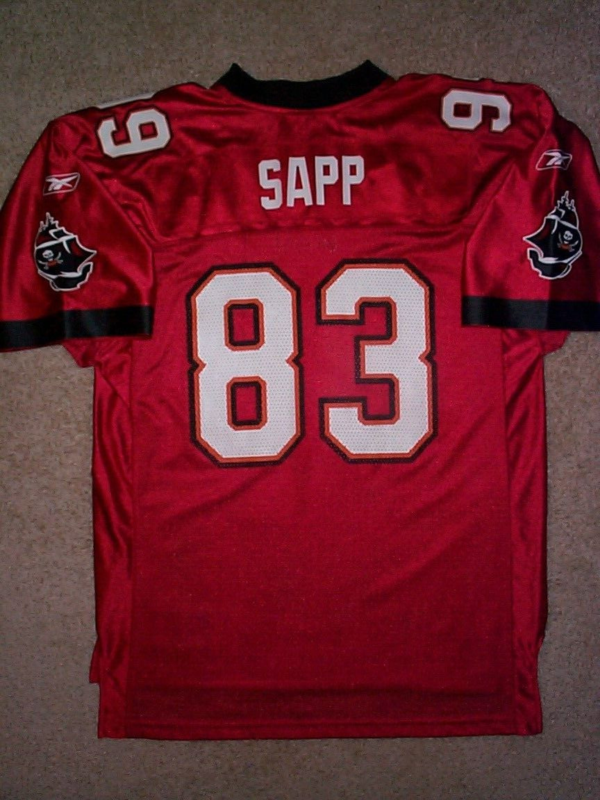 *IRREGULAR* Tampa Bay Buccaneers WARREN SAPP nfl VINTAGE Jersey MENS/MEN’S (xl)