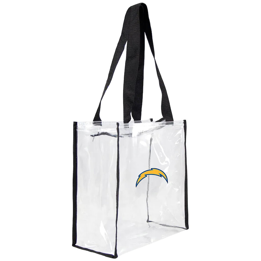 NEW Los Angeles LA CHARGERS Clear PVC TOTE BAG Stadium Approved by Little Earth
