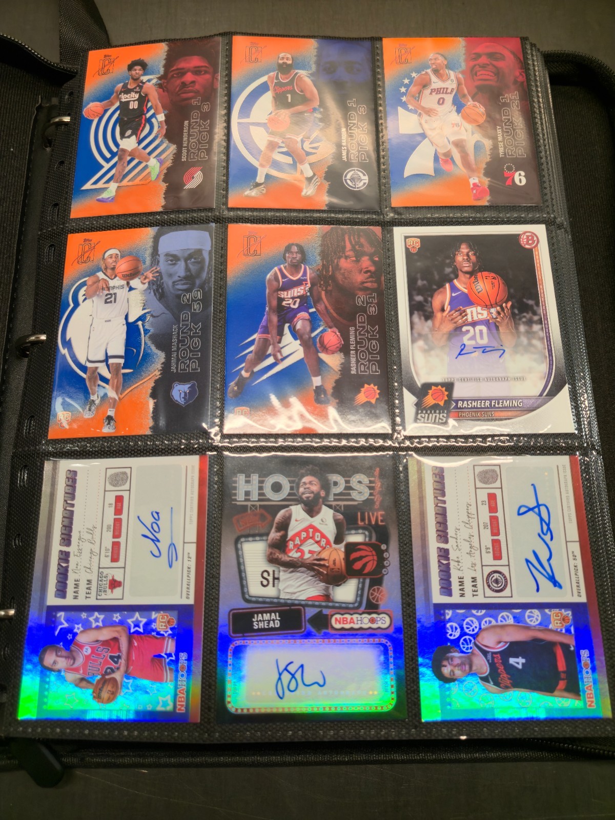 216 Basketball NBA and College card lot with book (See Pics)