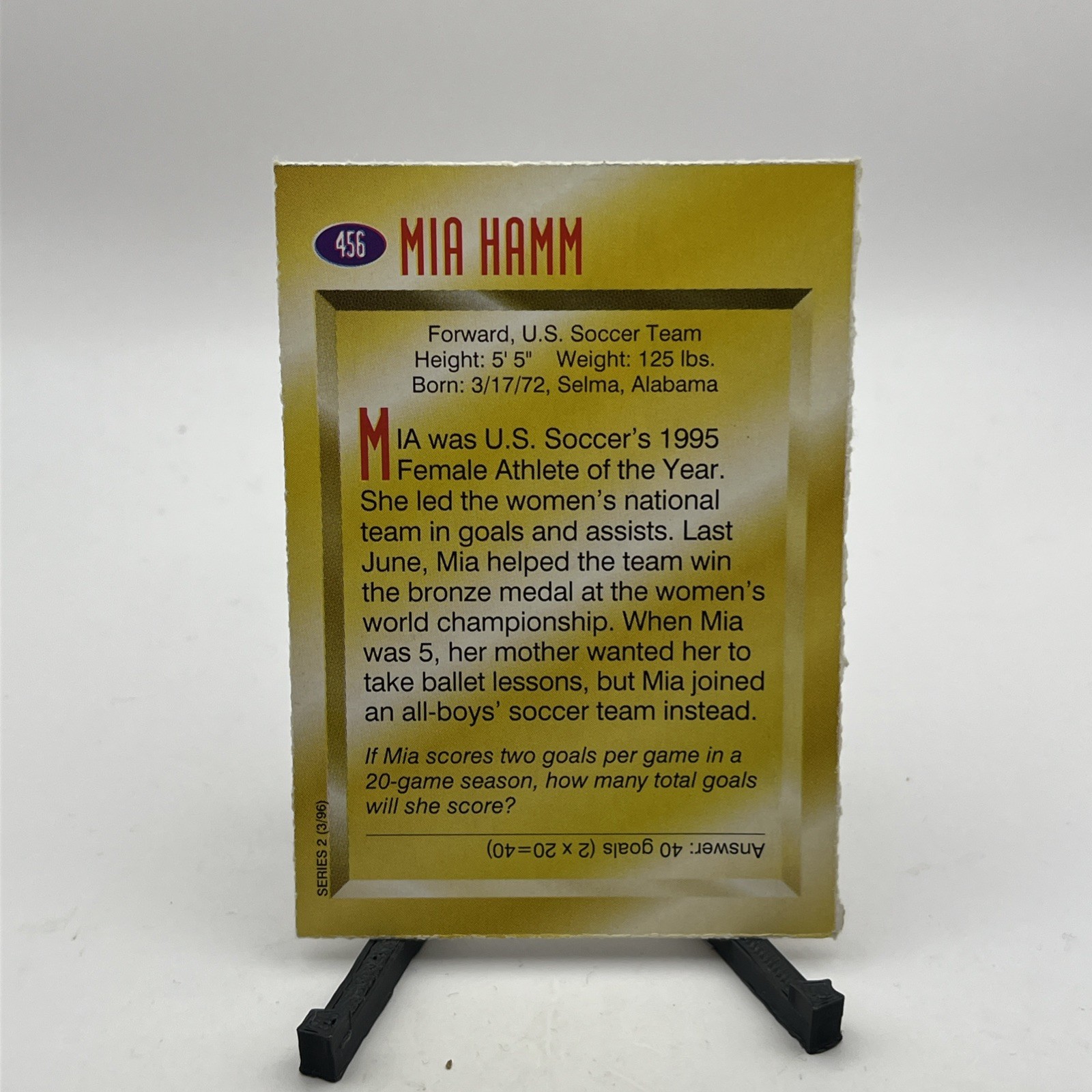 1996 Sports Illustrated for Kids Series 2 – Flashback Mia Hamm #456
