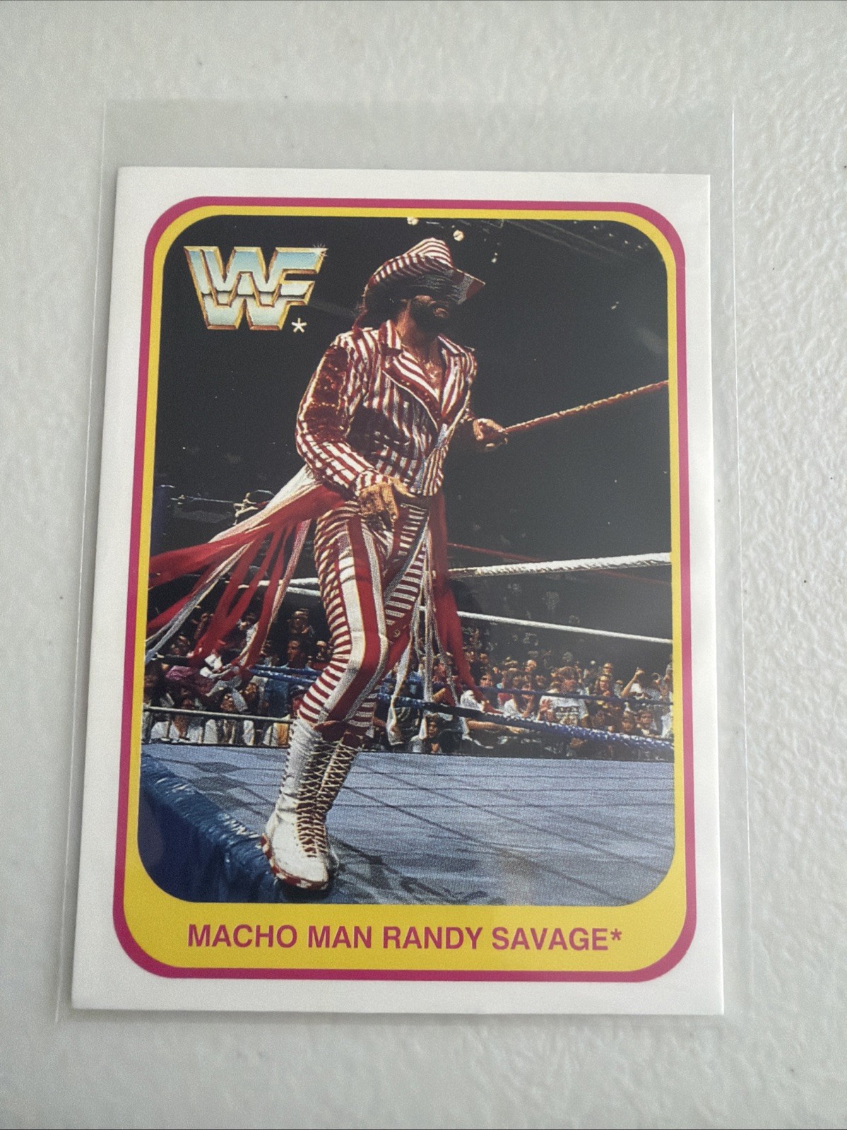 1991 Merlin WWF (Italian) #29 Macho Man Randy Savage Free Shipping